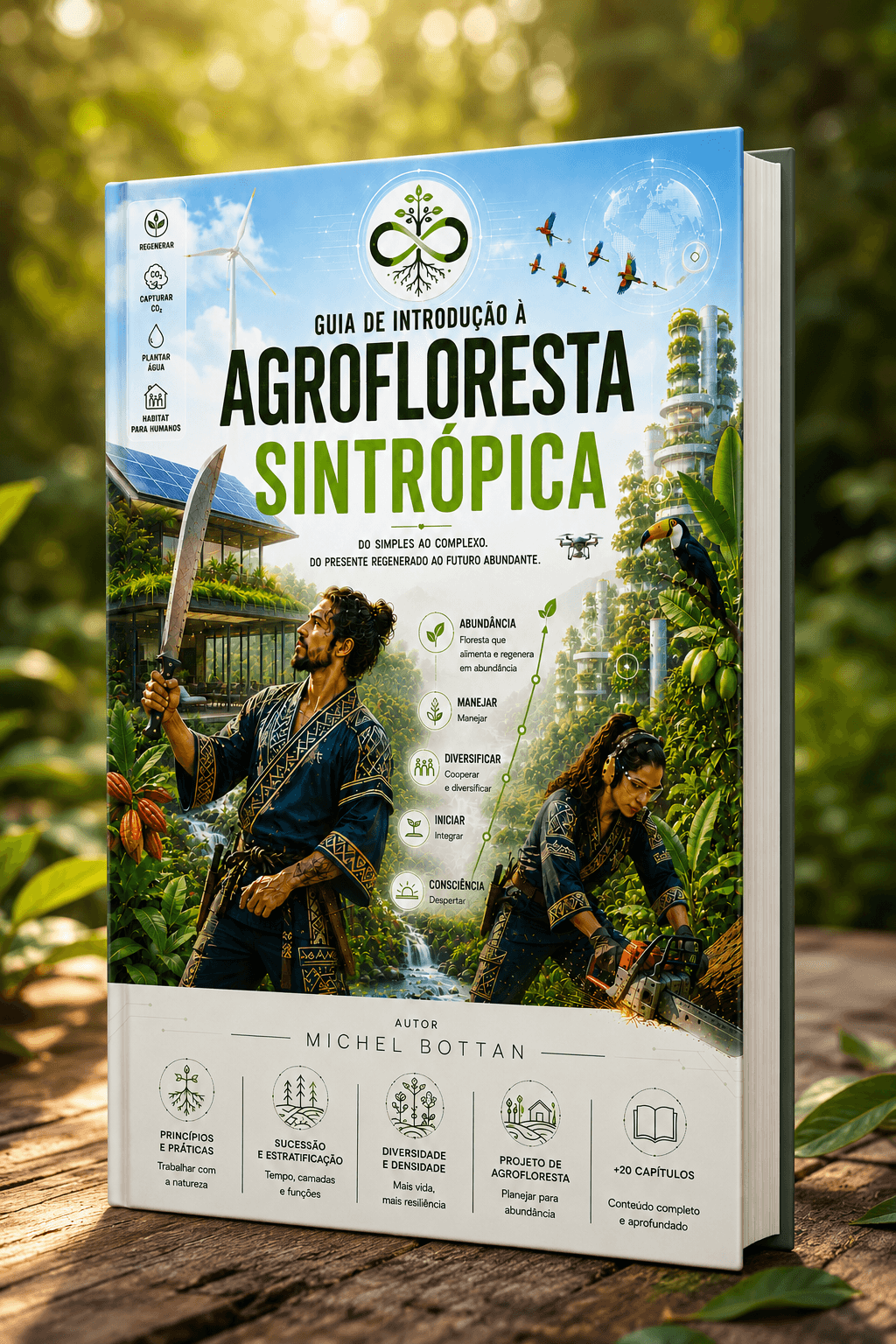 Guia de Introdução à Agrofloresta Sintrópica, Michel Bottan